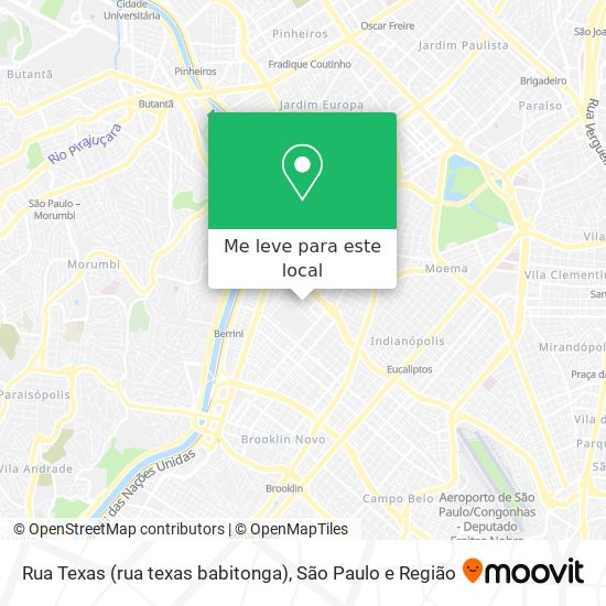 Rua Texas (rua texas babitonga) mapa