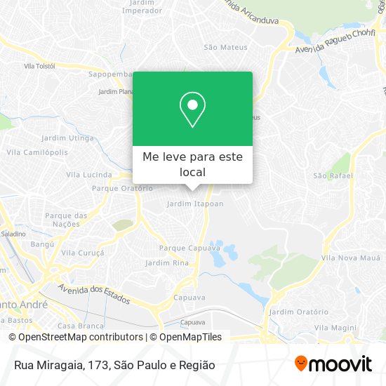 Rua Miragaia, 173 mapa