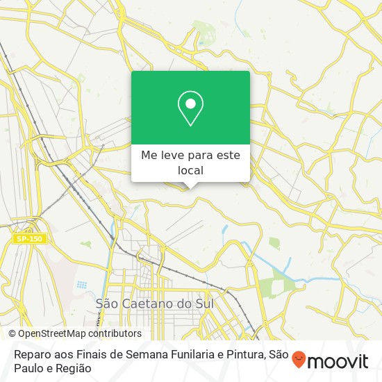 Reparo aos Finais de Semana Funilaria e Pintura, Rua Iguará, 108 Vila Prudente São Paulo-SP 03204-000 mapa