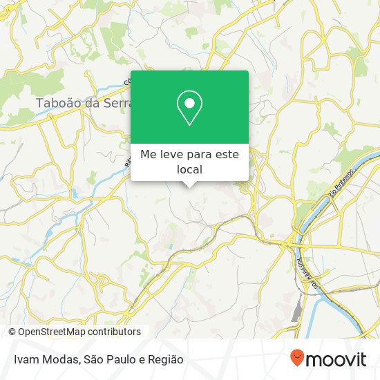 Ivam Modas, Rua Ceresópolis, 40 Campo Limpo São Paulo-SP 05766-340 mapa