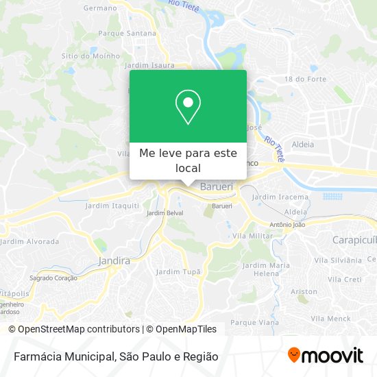 Farmácia Municipal mapa