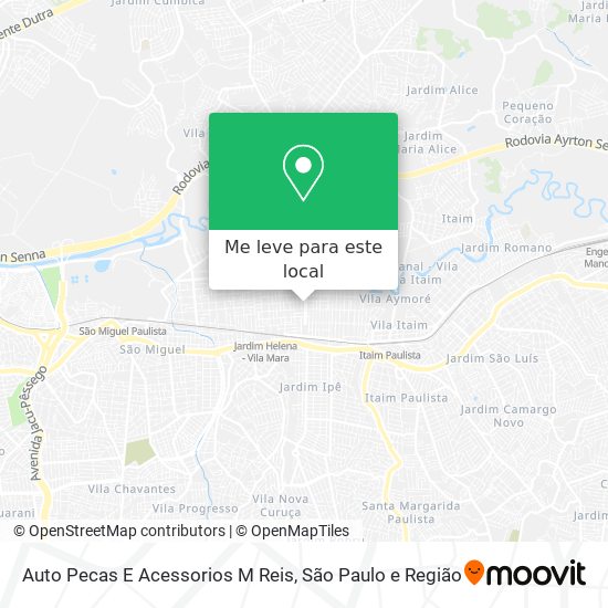 Auto Pecas E Acessorios M Reis mapa