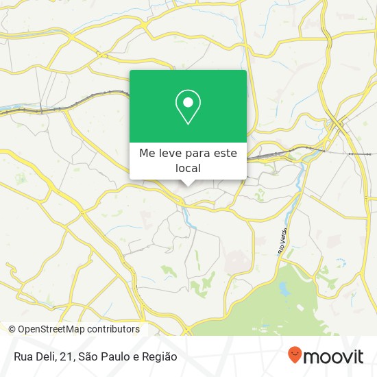 Rua Deli, 21, Artur Alvim (Cohab Padre Manoel da Nóbrega) São Paulo-SP mapa