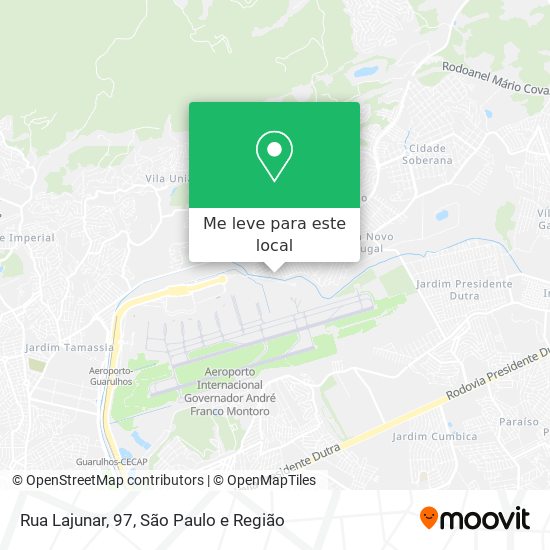 Rua Lajunar, 97 mapa