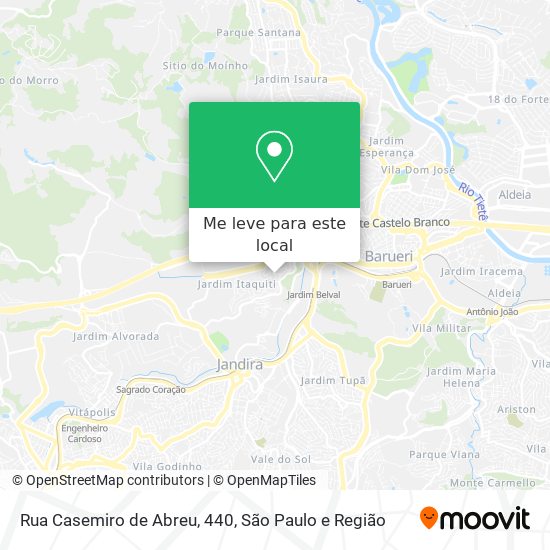 Rua Casemiro de Abreu, 440 mapa