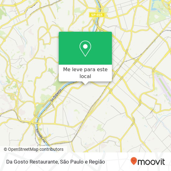 Da Gosto Restaurante, Rua Joerg Bruder, 99 Santo Amaro São Paulo-SP 04710-200 mapa