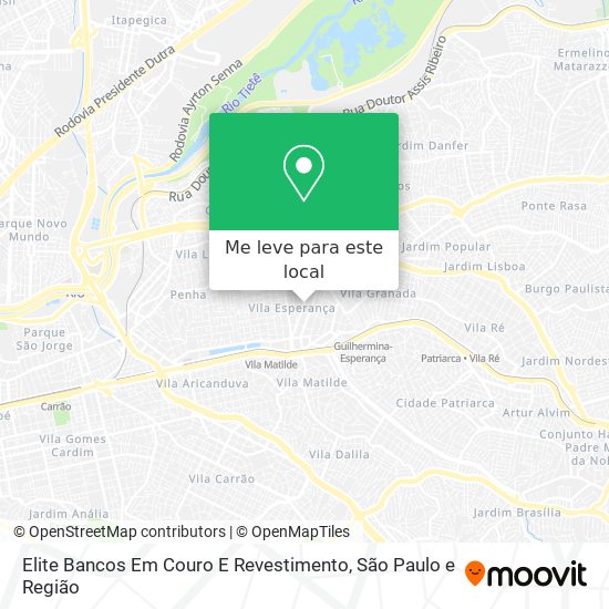 Elite Bancos Em Couro E Revestimento mapa