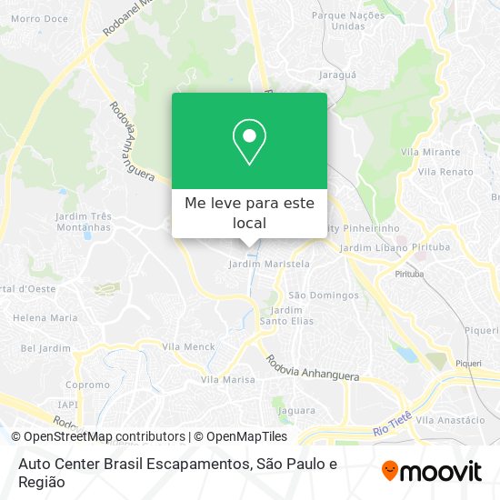 Auto Center Brasil Escapamentos mapa