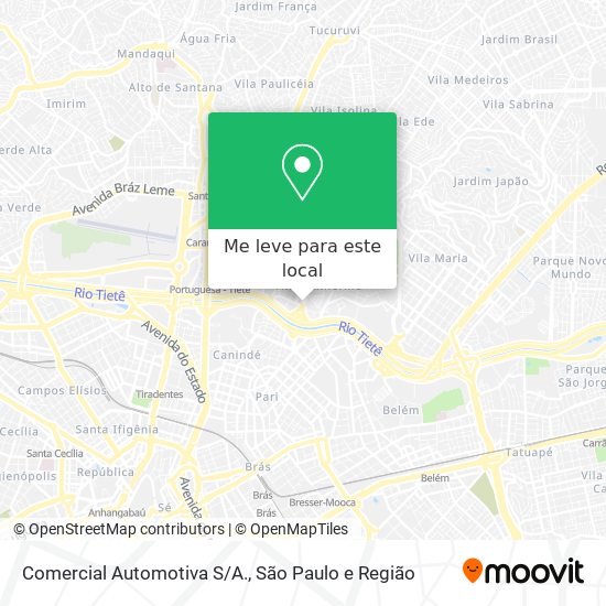 Comercial Automotiva S/A. mapa