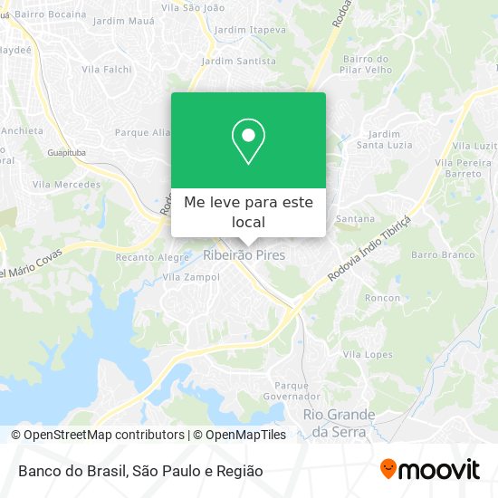 Banco do Brasil mapa