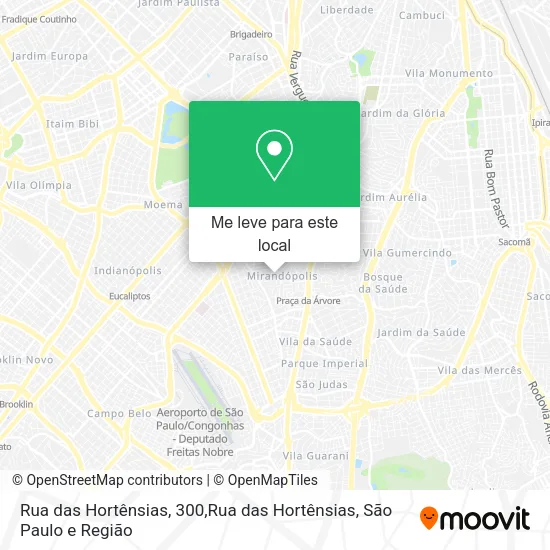 Rua das Hortênsias, 300,Rua das Hortênsias mapa