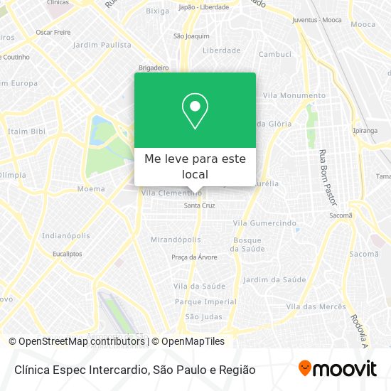 Clínica Espec Intercardio mapa