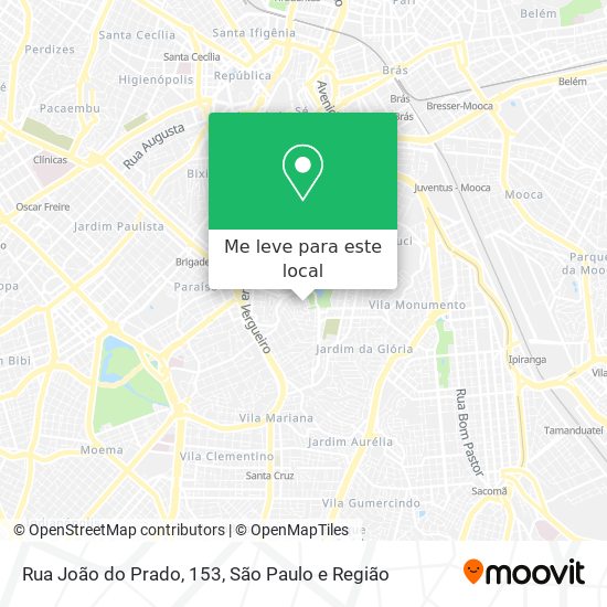 Rua João do Prado, 153 mapa