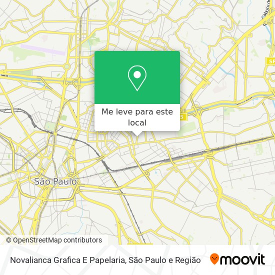 Novalianca Grafica E Papelaria mapa