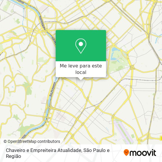 Chaveiro e Empreiteira Atualidade mapa