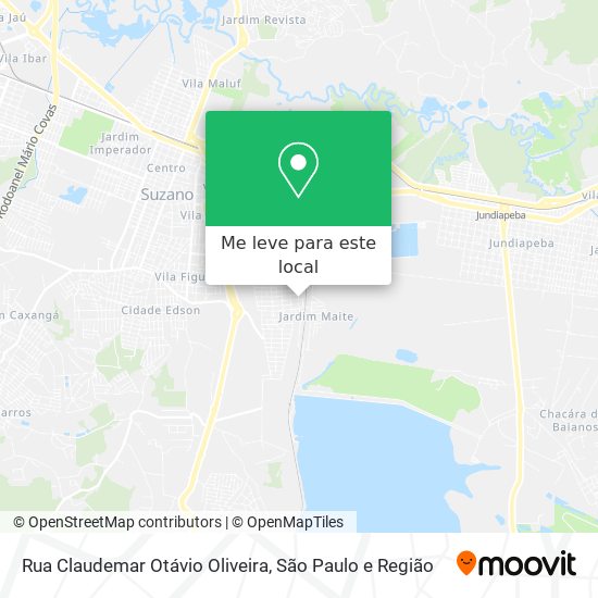 Rua Claudemar Otávio Oliveira mapa