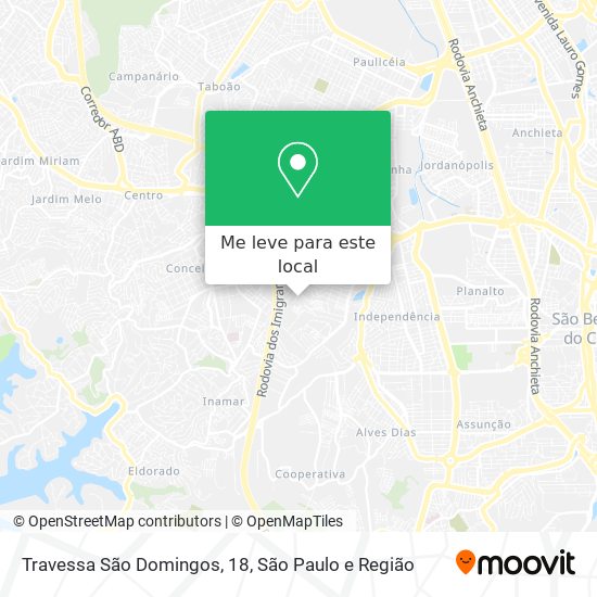 Travessa São Domingos, 18 mapa