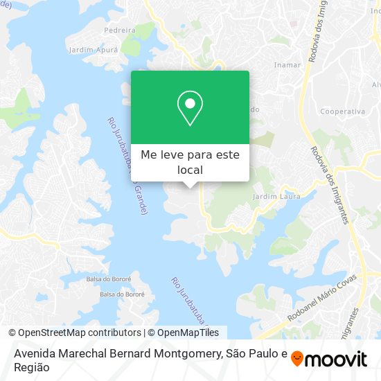 Avenida Marechal Bernard Montgomery mapa