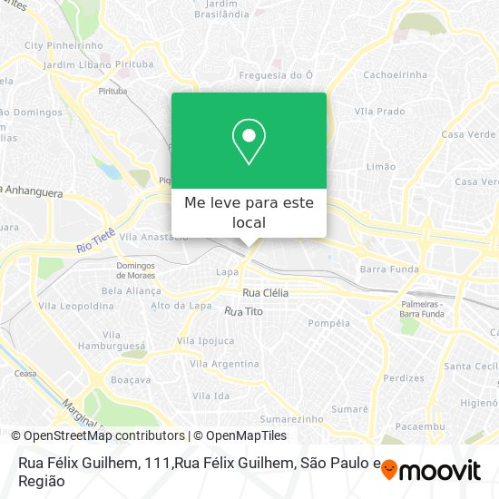 Rua Félix Guilhem, 111,Rua Félix Guilhem mapa