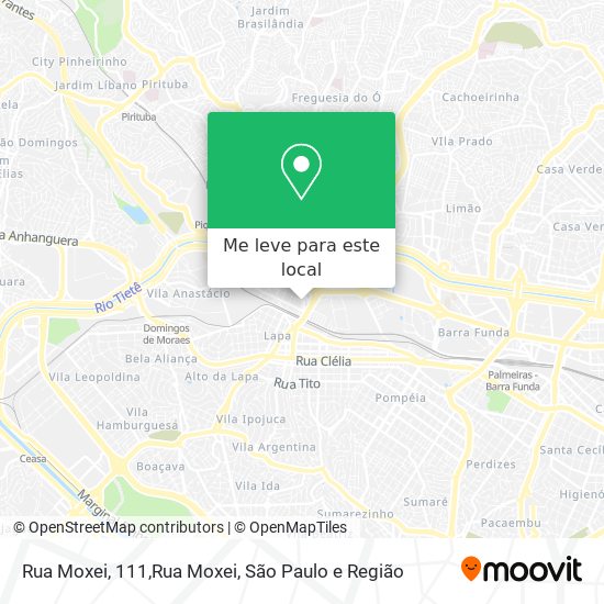 Rua Moxei, 111,Rua Moxei mapa