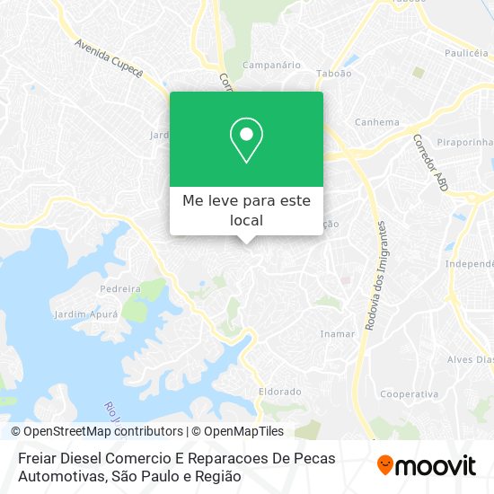 Freiar Diesel Comercio E Reparacoes De Pecas Automotivas mapa