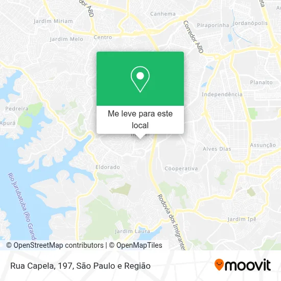 Rua Capela, 197 mapa