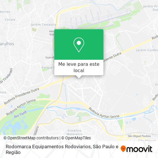 Rodomarca Equipamentos Rodoviarios mapa