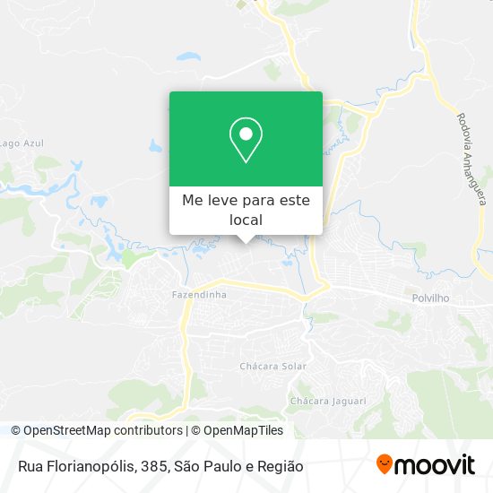Rua Florianopólis, 385 mapa