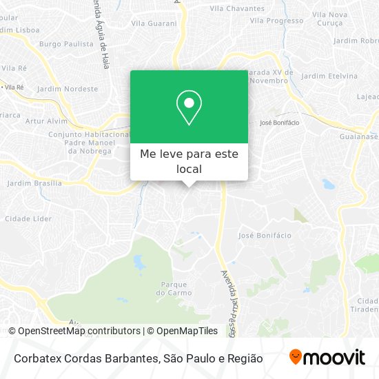 Corbatex Cordas Barbantes mapa
