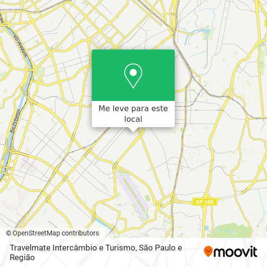 Travelmate Intercâmbio e Turismo mapa