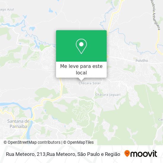 Rua Meteoro, 213,Rua Meteoro mapa