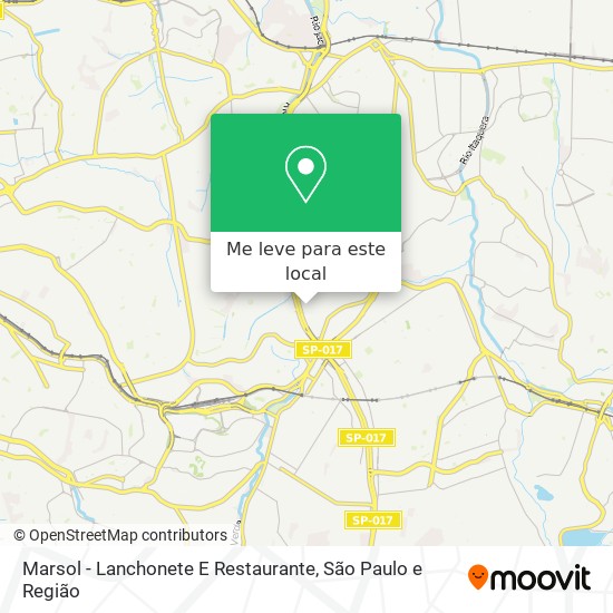 Marsol - Lanchonete E Restaurante mapa