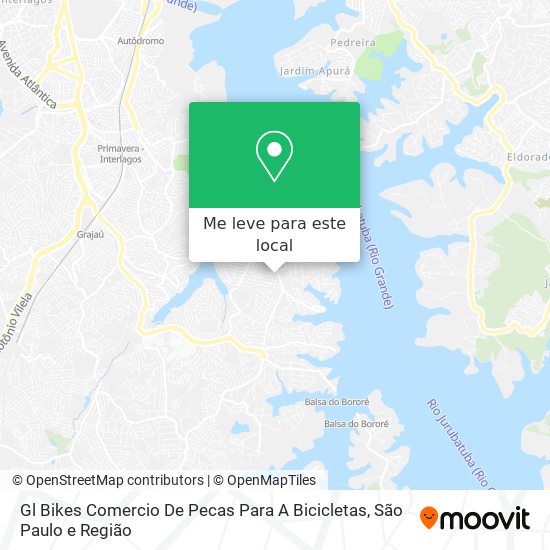 Gl Bikes Comercio De Pecas Para A Bicicletas mapa