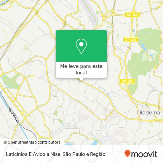 Laticinios E Avicola Nise, Avenida Cupecê, 2696 Cidade Ademar São Paulo-SP 04366-000 mapa