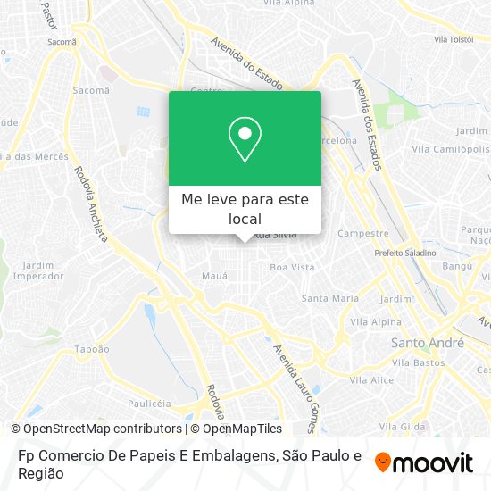 Fp Comercio De Papeis E Embalagens mapa