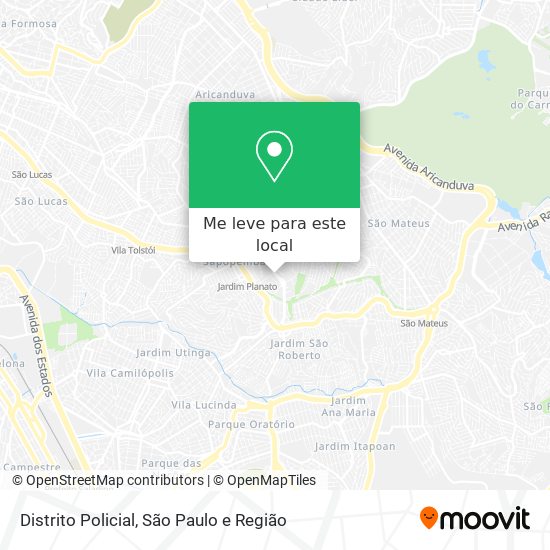 Distrito Policial mapa