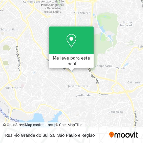 Rua Rio Grande do Sul, 26 mapa
