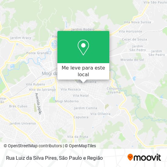 Rua Luiz da Silva Pires mapa