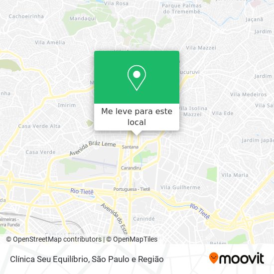 Clínica Seu Equilíbrio mapa