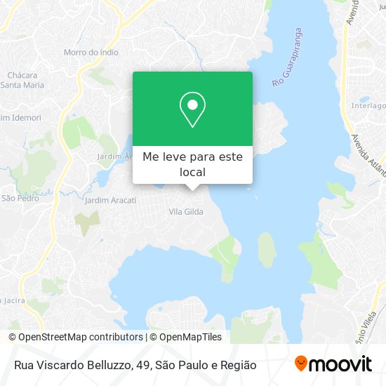 Rua Viscardo Belluzzo, 49 mapa