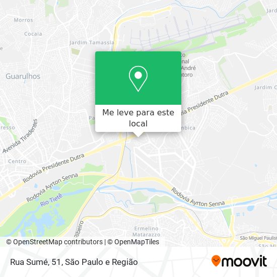 Rua Sumé, 51 mapa