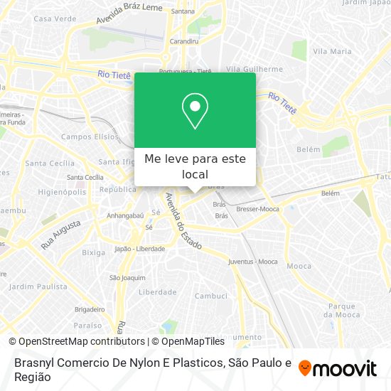 Brasnyl Comercio De Nylon E Plasticos mapa