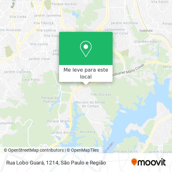 Rua Lobo Guará, 1214 mapa