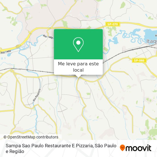 Sampa Sao Paulo Restaurante E Pizzaria mapa