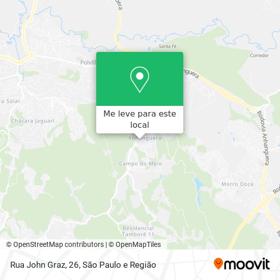 Rua John Graz, 26 mapa