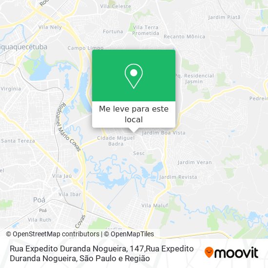 Rua Expedito Duranda Nogueira, 147,Rua Expedito Duranda Nogueira mapa