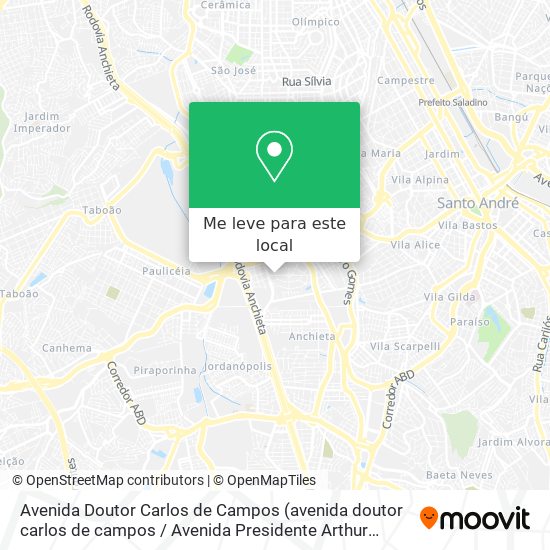 Avenida Doutor Carlos de Campos mapa