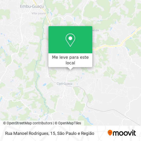 Rua Manoel Rodrigues, 15 mapa