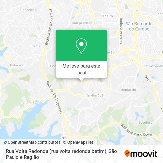 Rua Volta Redonda (rua volta redonda betim) mapa