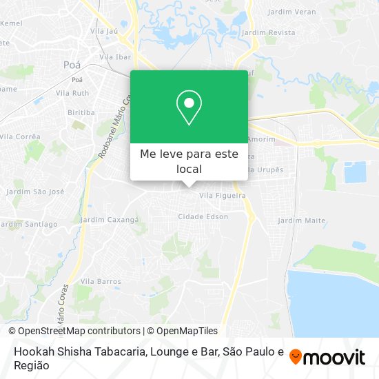 Hookah Shisha Tabacaria, Lounge e Bar mapa